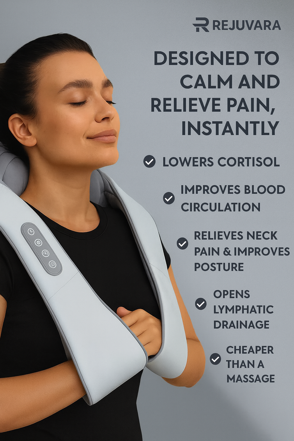 REJUVARA Neck & Shoulder Relief Massager