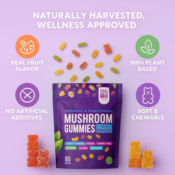 REJUVARA Mushroom Gummies