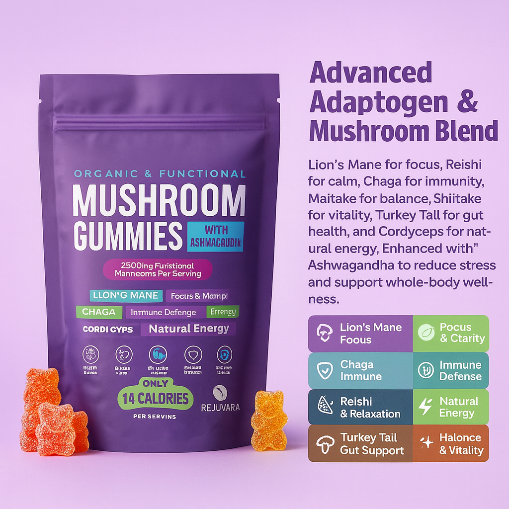 REJUVARA Mushroom Gummies