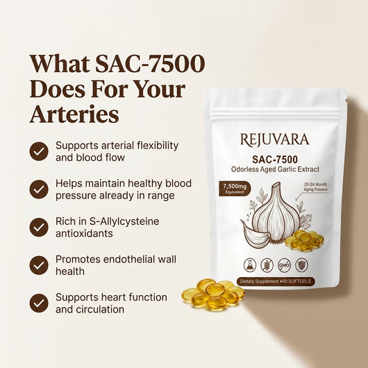 REJUVARA SAC-7500™ Aged Garlic Extract - 7500mg