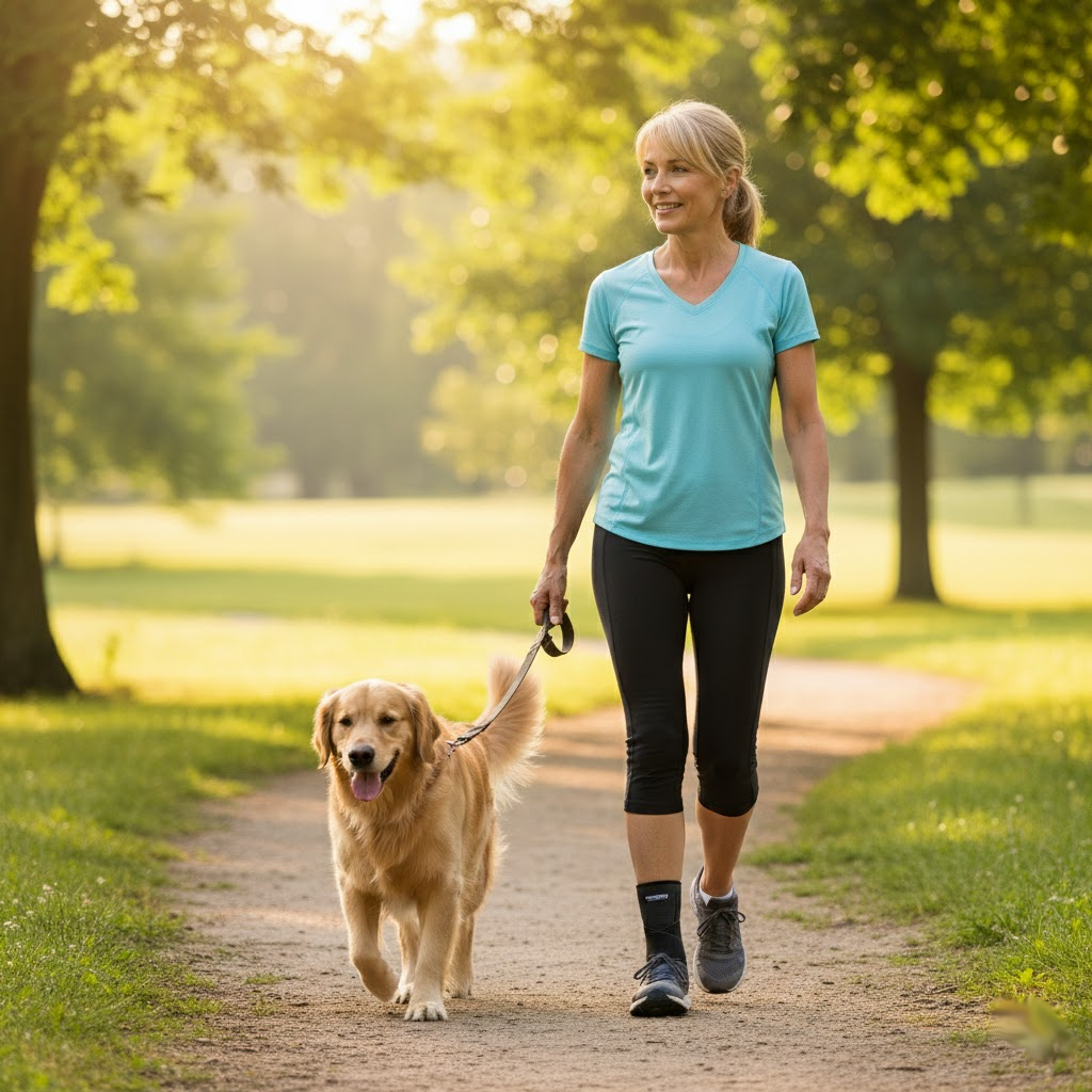 REJUVARA SureStep™ Compression Sleeve with Support Straps