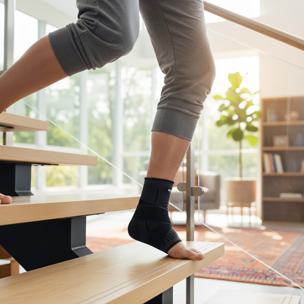 REJUVARA SureStep™ Compression Sleeve with Support Straps